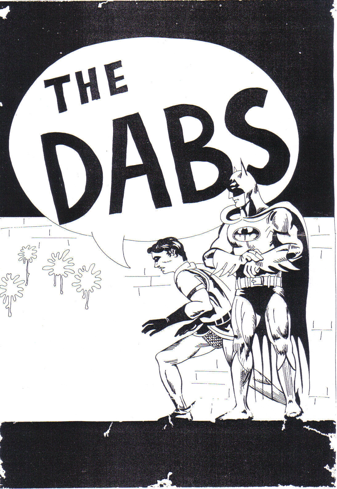 Batman-inspired poster for The Dabs