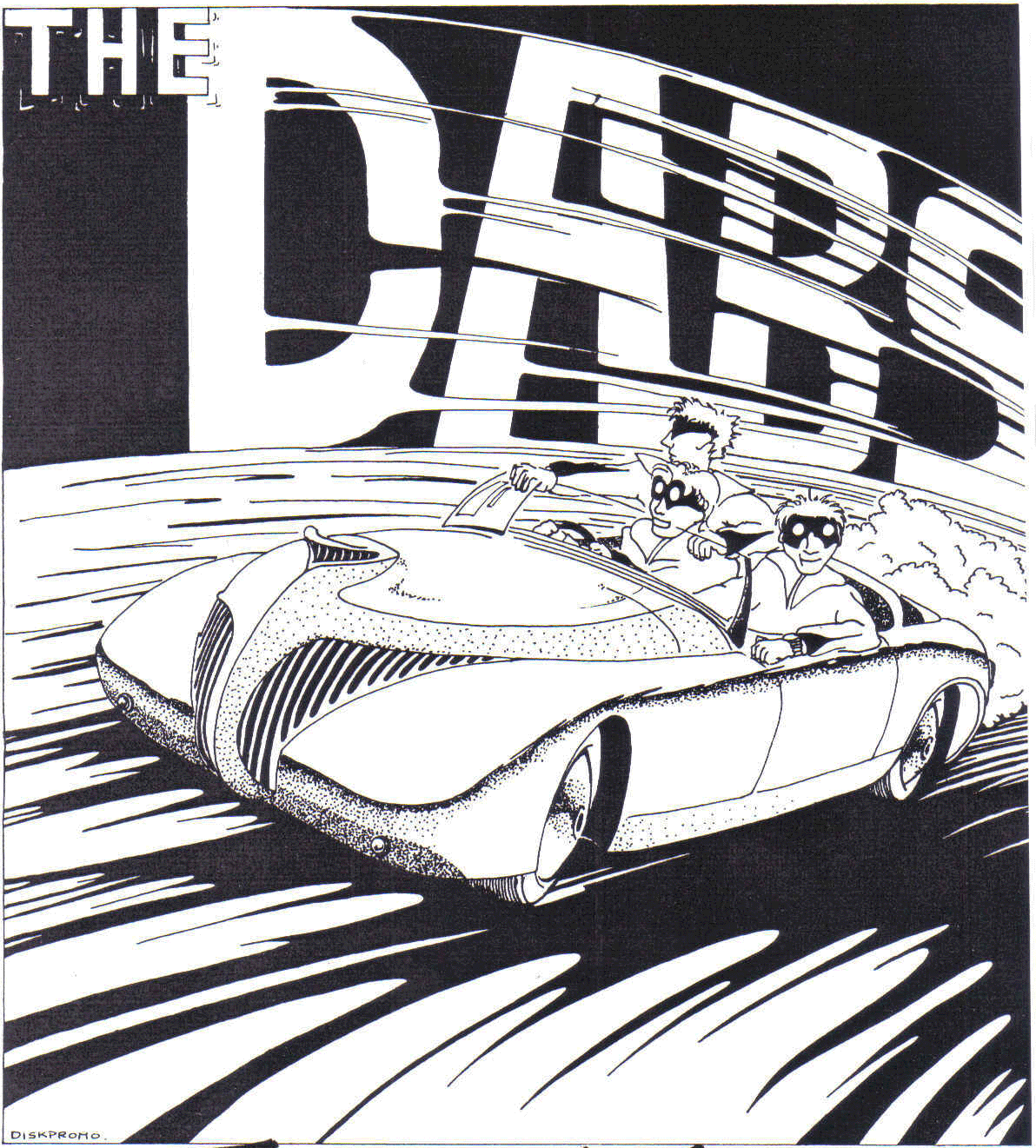 Animated poster for a Dabs gig